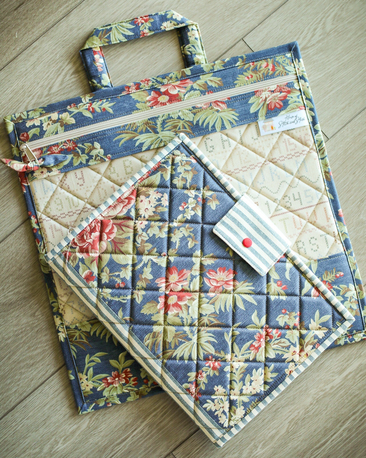 Haberdashery Project Bag and Project Folio Set
