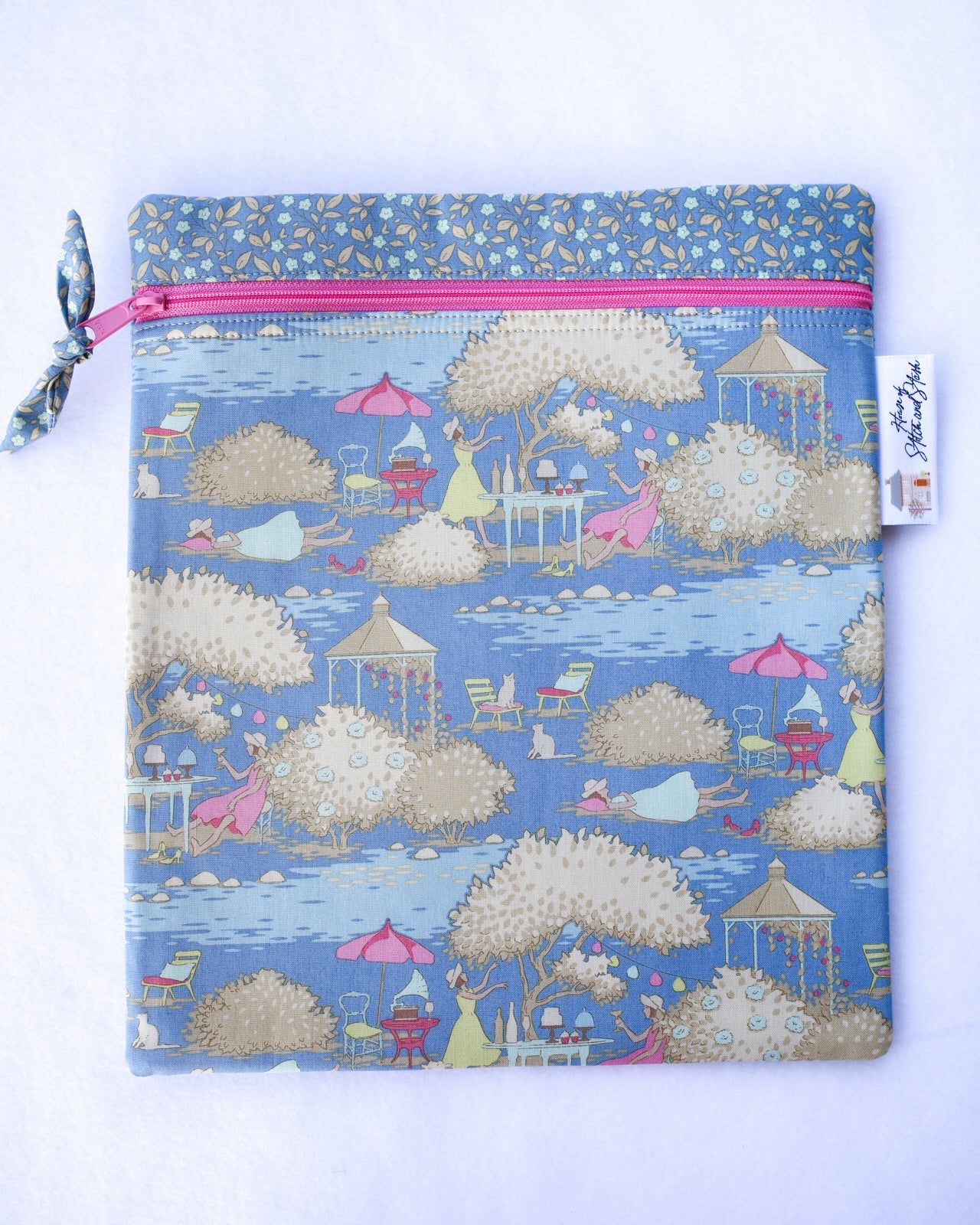 Tilda Sunday Brunch in Blue and Pink Colorway