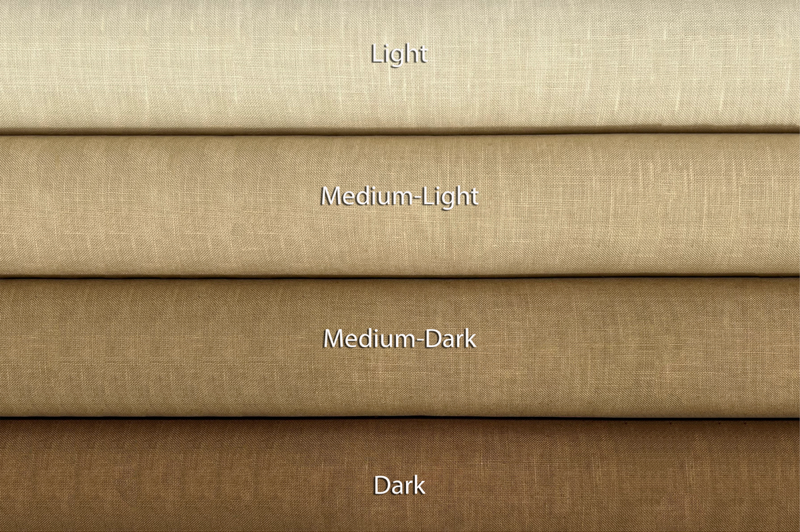 Mason Linens Sewing Box Med-Dark | 40 Count