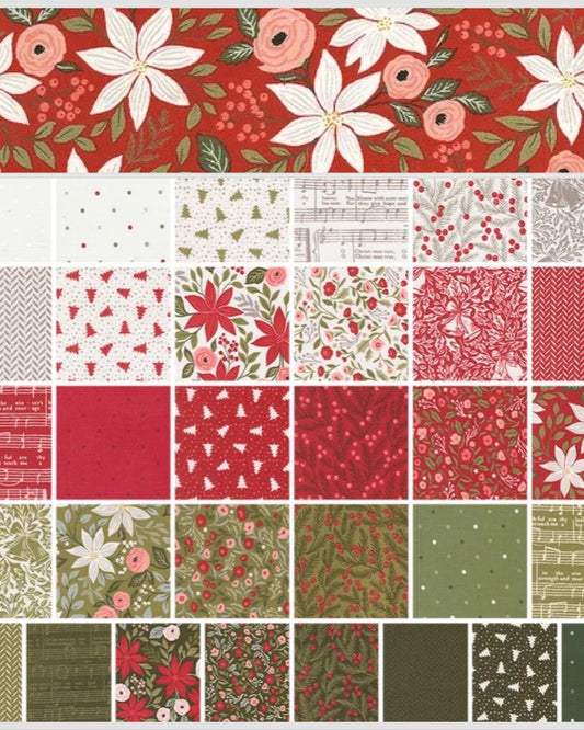 Berry & Pine Patchwork Project Bag - PREORDER