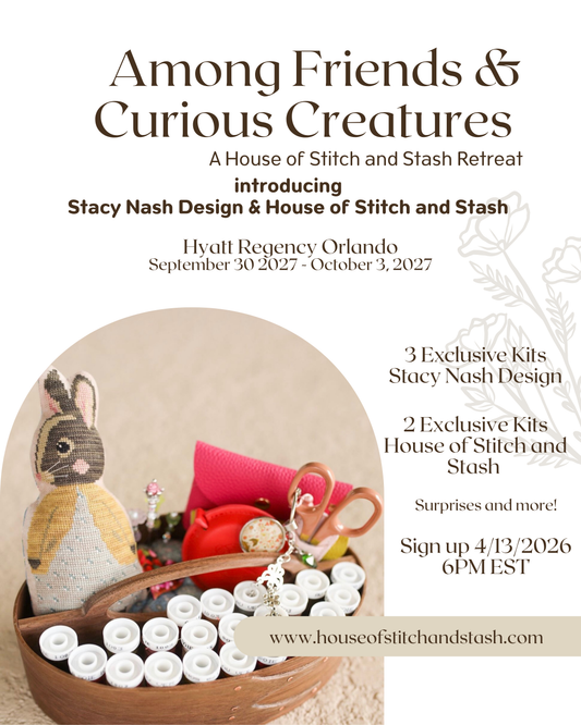 Pre-Registration Fee | Among Friends and Curious Creatures Retreat Registration - introducing Stacy Nash Design and House of Stitch and Stash