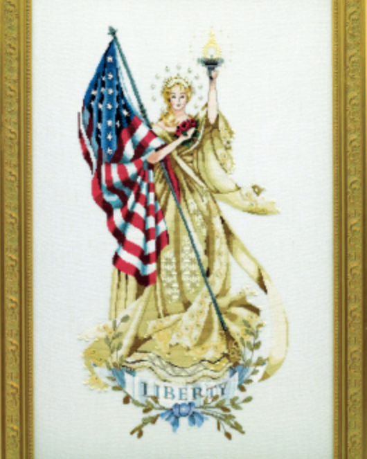 Mirabilia Lady of the Flag Chart & Embellishment Kit